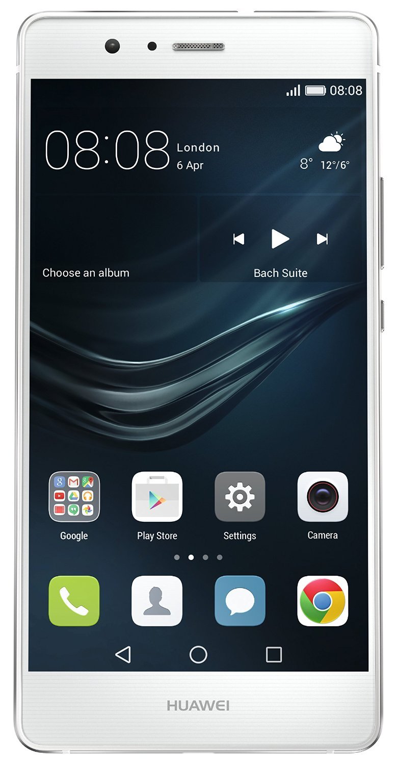 Amazon | HUAWEI SIMフリースマートフォン P9 lite ホワイト VNS-L22