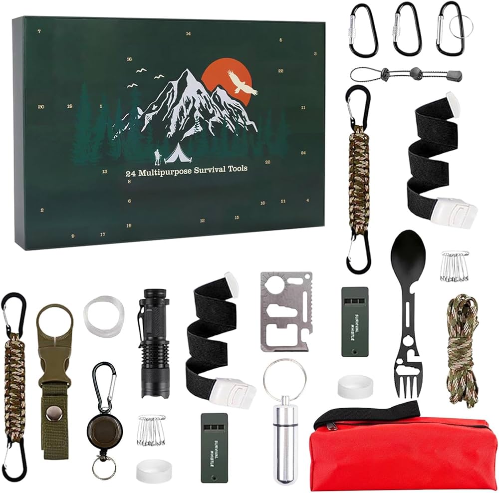 Amazon.co.jp: 最新サバイバルキット アドベントカレンダー 2024