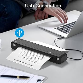 Amazon.co.jp: ポータブルプリンター、300dpiサーマルプリンターA4