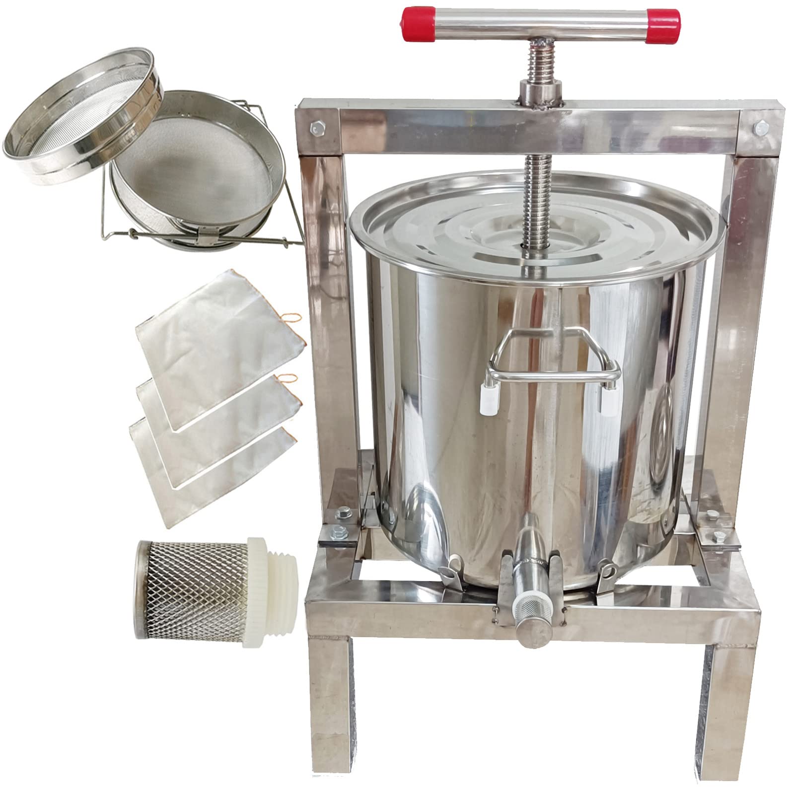 Amazon | 蜂蜜 圧搾 機 蜜 絞り 機 蜂蜜 絞り器 はちみつ 絞り 機 15L