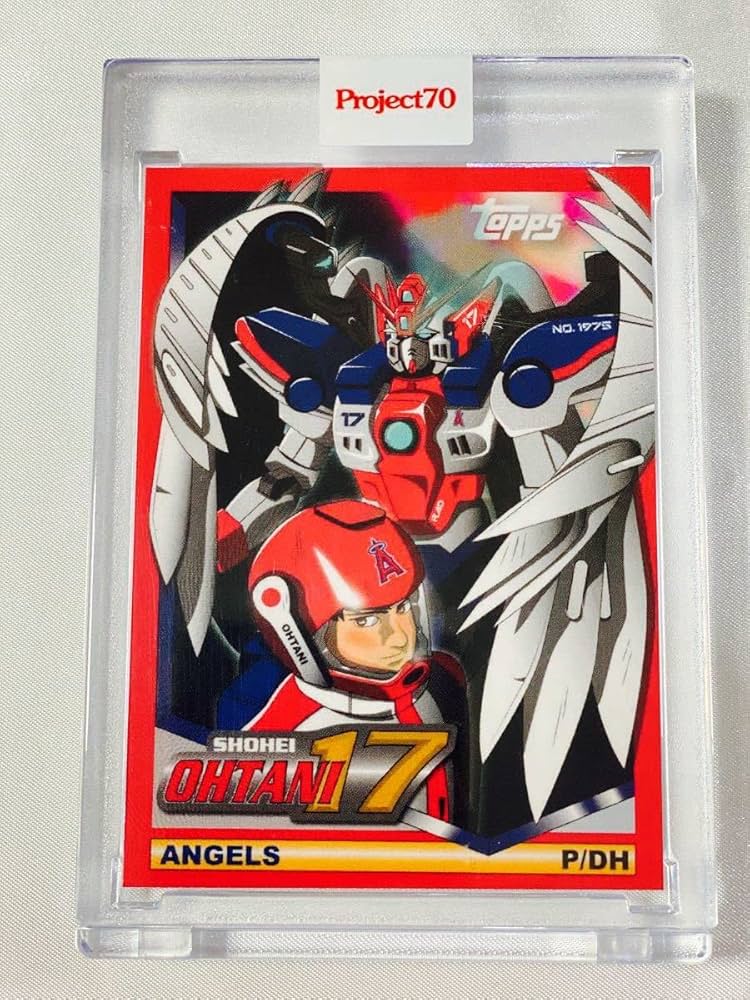 Amazon.co.jp: 大谷翔平がガンダム風に 度MAXのToppsProject70野球