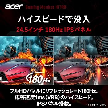 Amazon.co.jp: Acer ゲーミングモニター Nitro 24.5インチ IPS 非光沢