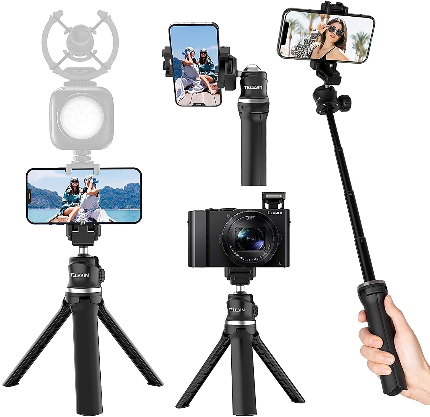 Summon自撮り棒 ビデオカメラ