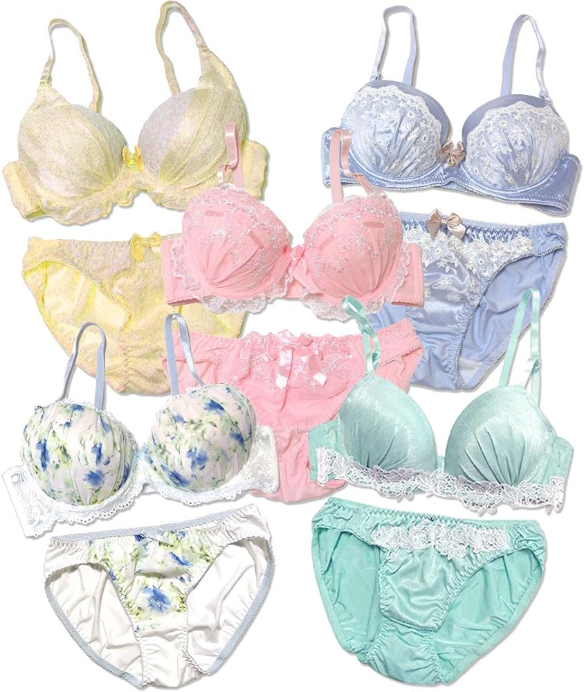 Amazon | [ディアコロン] 下着 女性 セット ブラジャー ショーツ