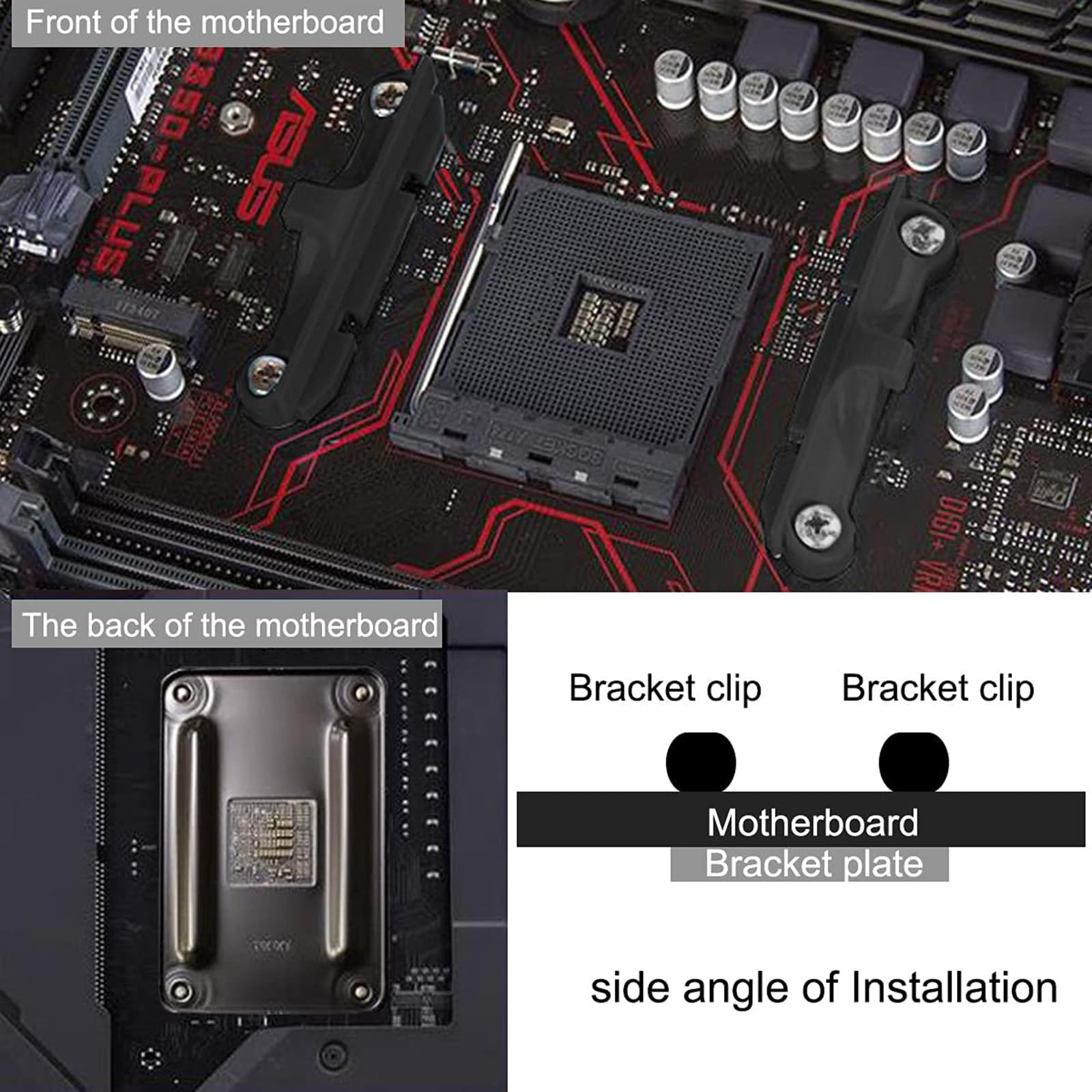 Amazon.co.jp: AM4バックプレーン、マザーボードCPUファン冷却マウント