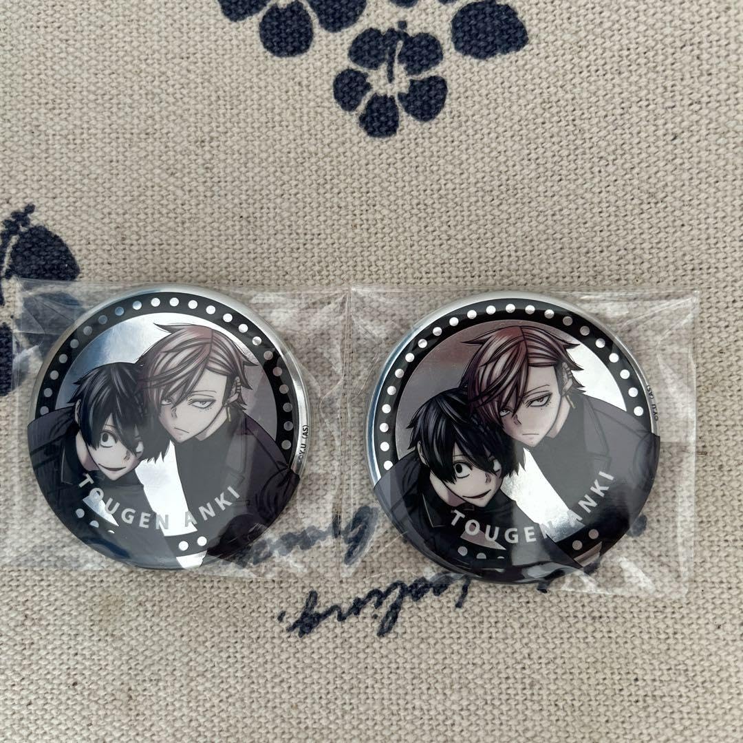 桃源暗鬼 淀川真澄 無陀野無人 メタリック 缶バッジ ファボテリア 原作