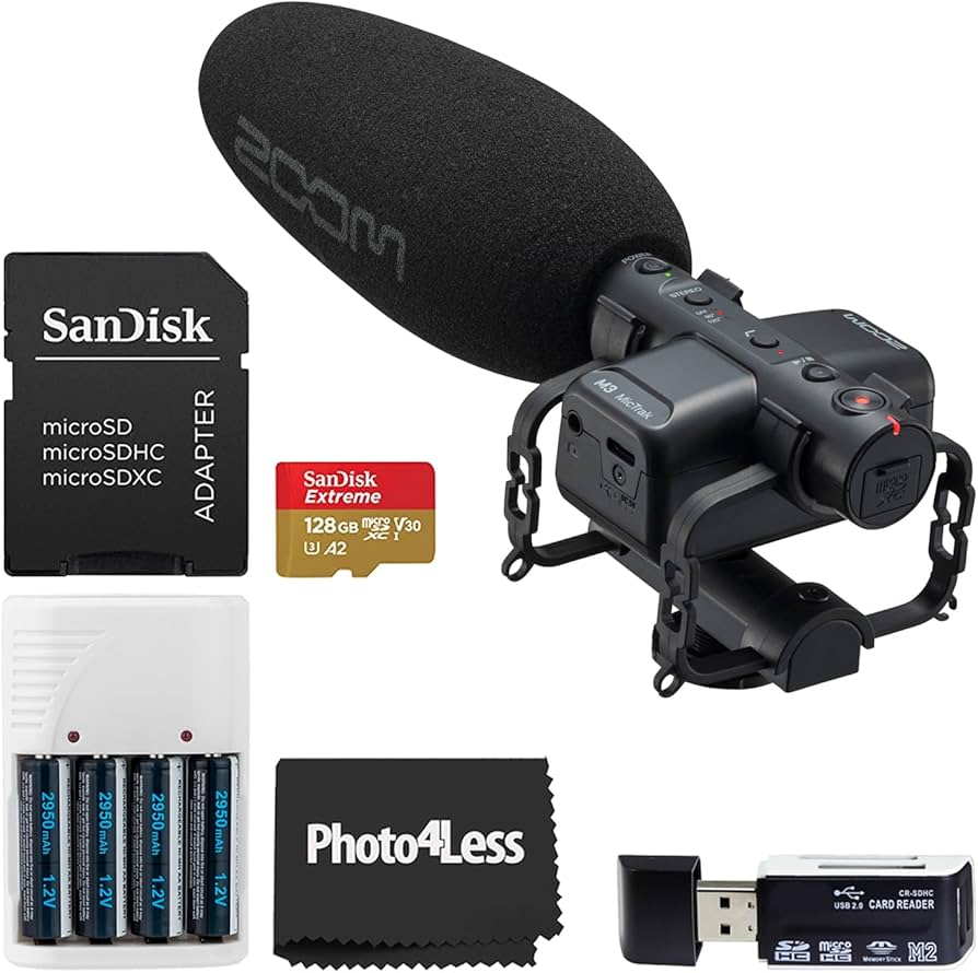 Amazon.com : Zoom M3 MicTrak Stereo Shotgun Microphone and