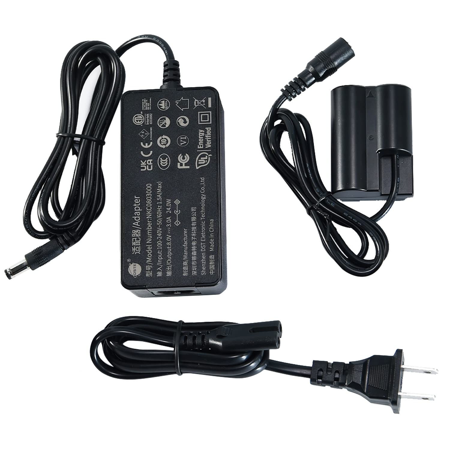 Amazon.com : DSTE AC Power Supply Adapter and Dummy Battery