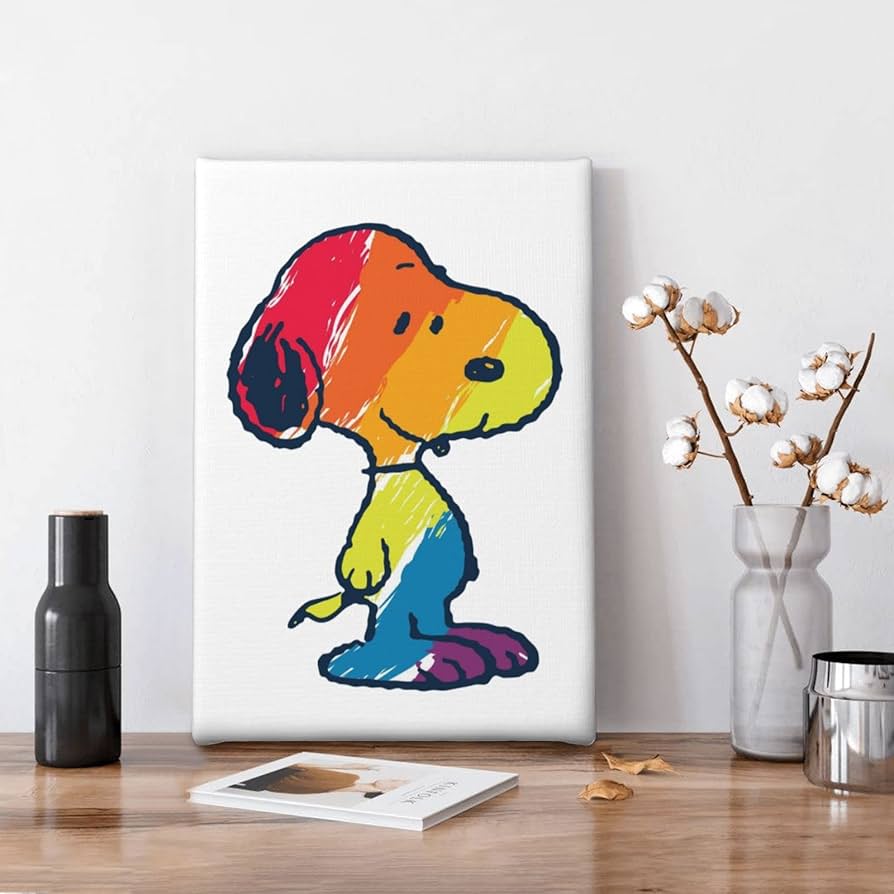 Amazon.co.jp: アートポスター ピーナッツ スヌーピー アートパネル