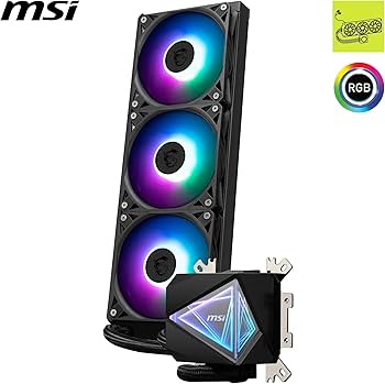 Amazon | MSI MAG CORELIQUID I360 360mm簡易水冷CPUクーラー ブラック