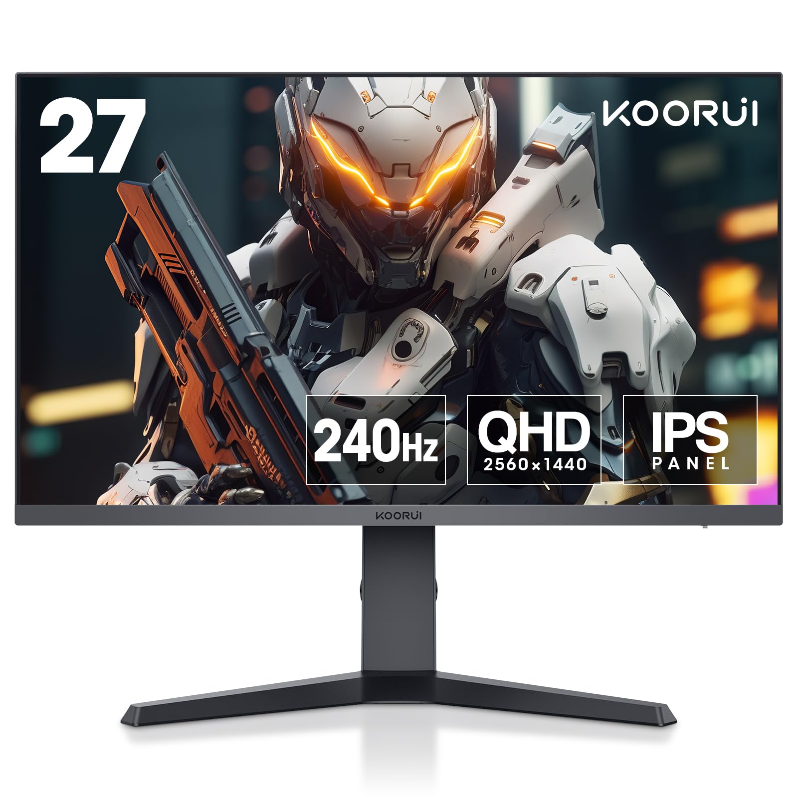 Amazon.com: KOORUI 27 Inch Gaming Monitor, QHD 2560x1440, 240Hz