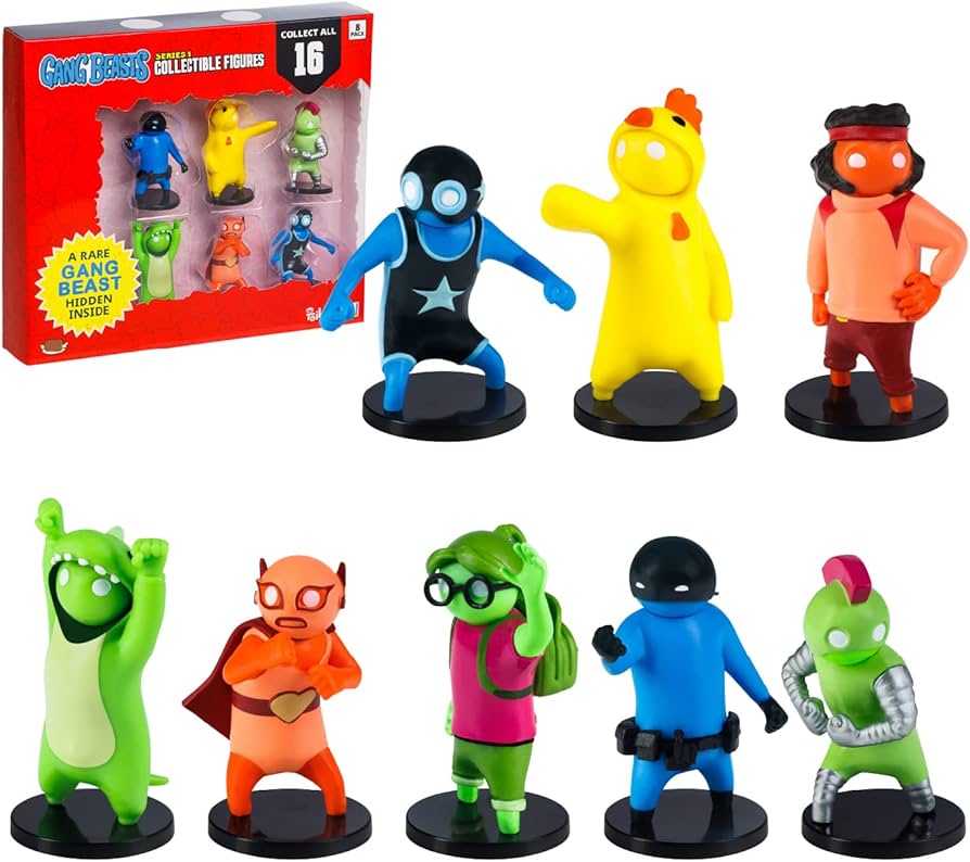 Amazon.com: Toikido GB2070 Gang Beasts Collectible Figures 8 Pack