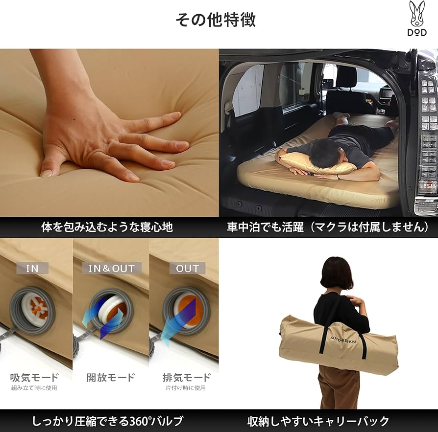 Amazon.co.jp: DOD(ディーオーディー) ソトネノキワミS（マクラなし