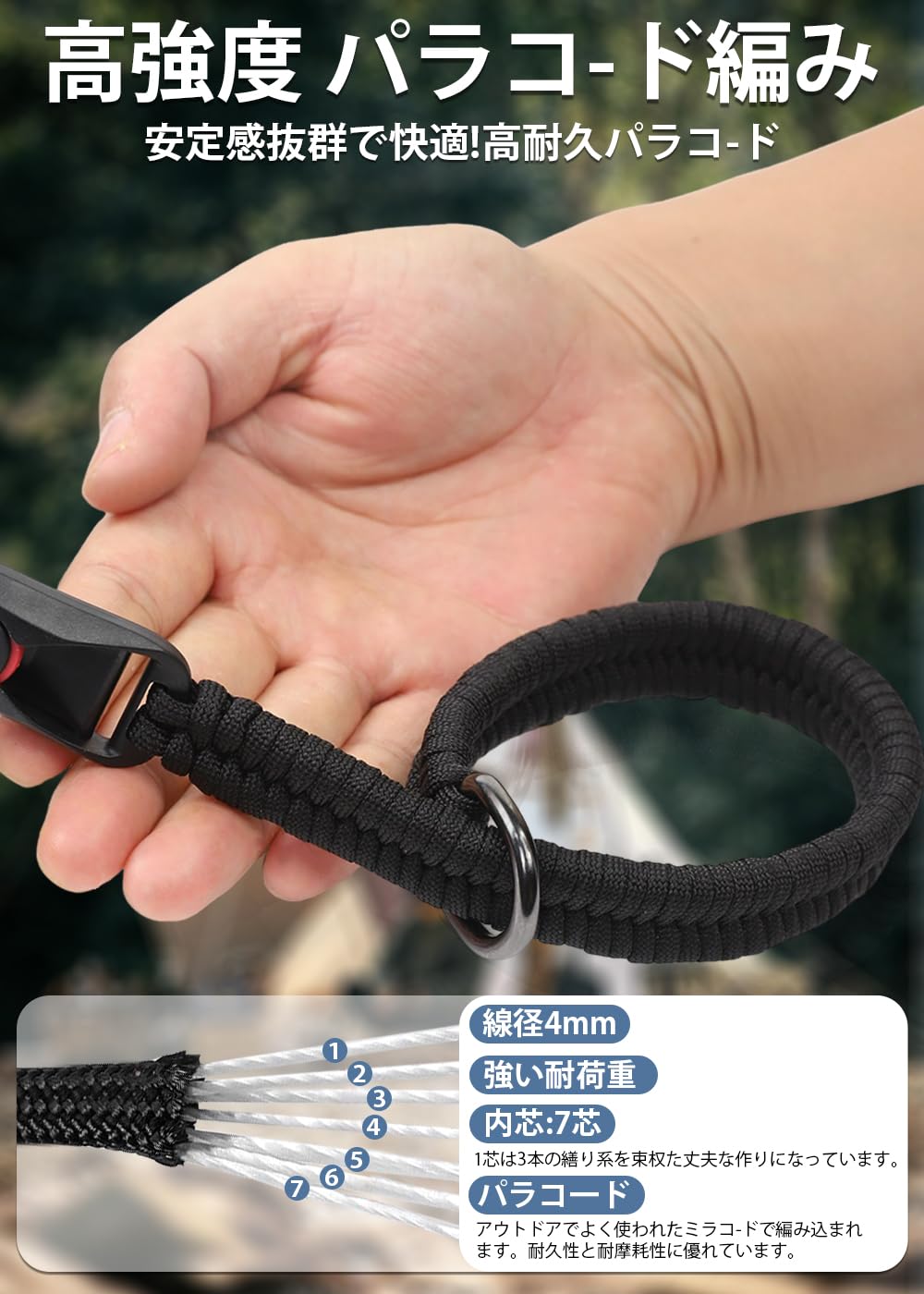 Amazon.co.jp: [ZXZone] カメラストラップ パラコード編みハンド