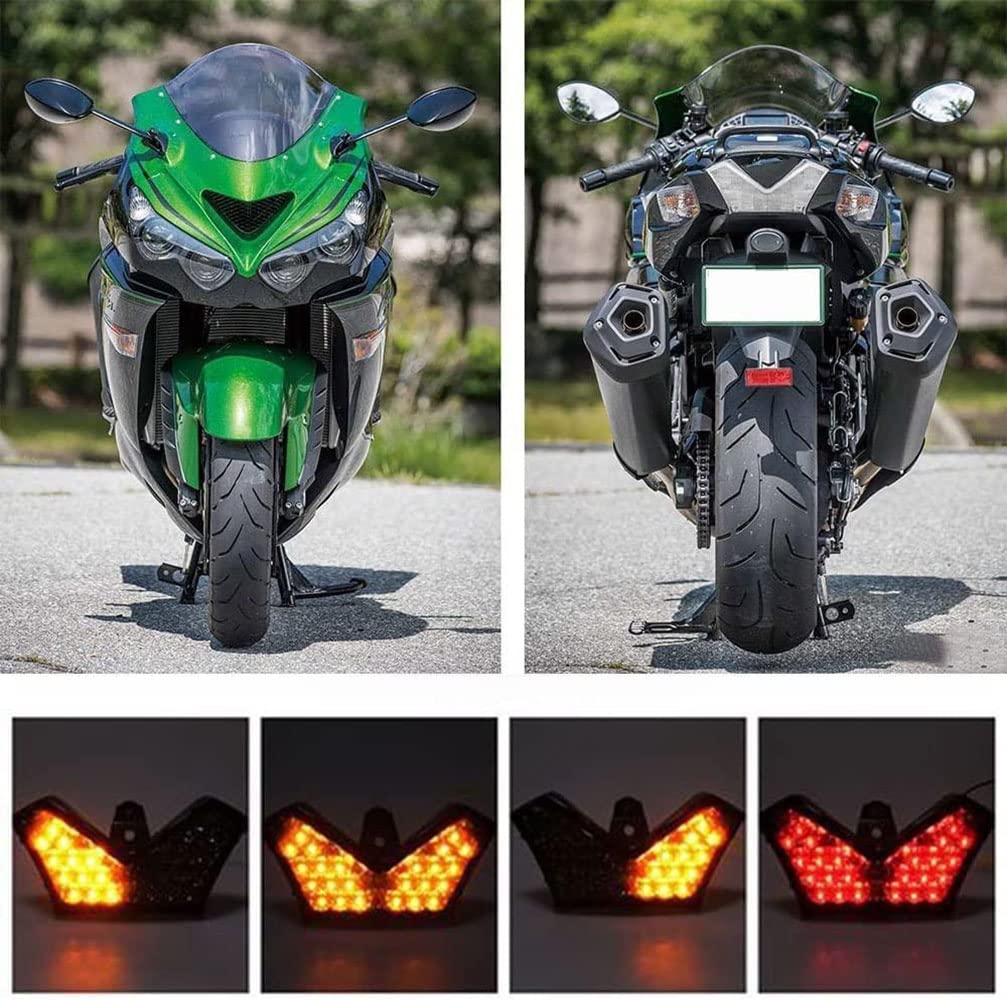 Amazon.co.jp: モーターバイクテールライトリアテールブレーキターン