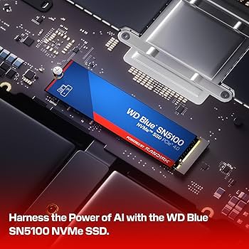 Amazon.com: WD Blue 4TB SN5100 NVMe SSD - M.2 2280, PCIe Gen 4.0