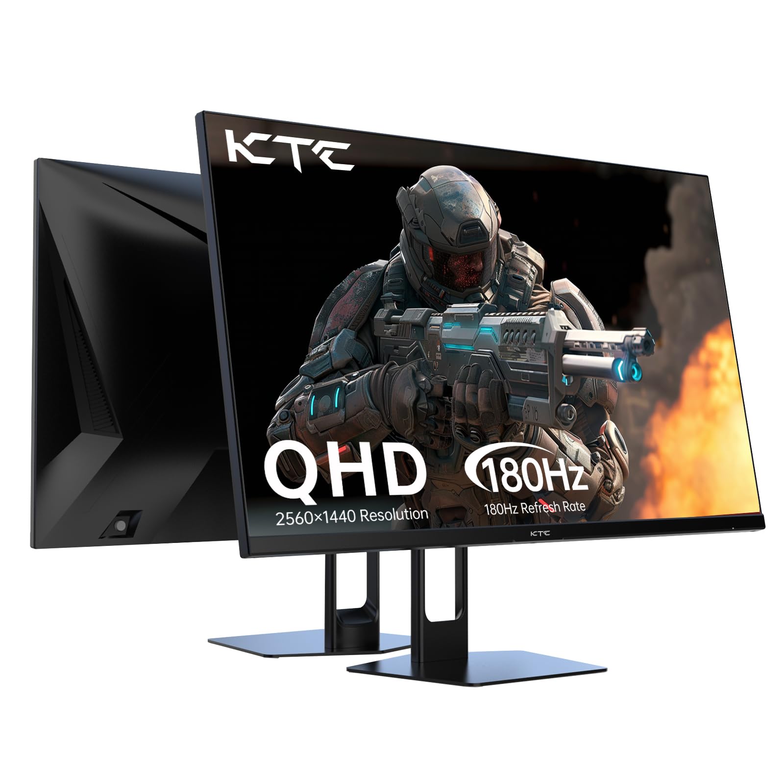 Amazon.co.jp: KTC 27” Gaming Monitor 180Hz QHD(2560× 1440p), 1MS