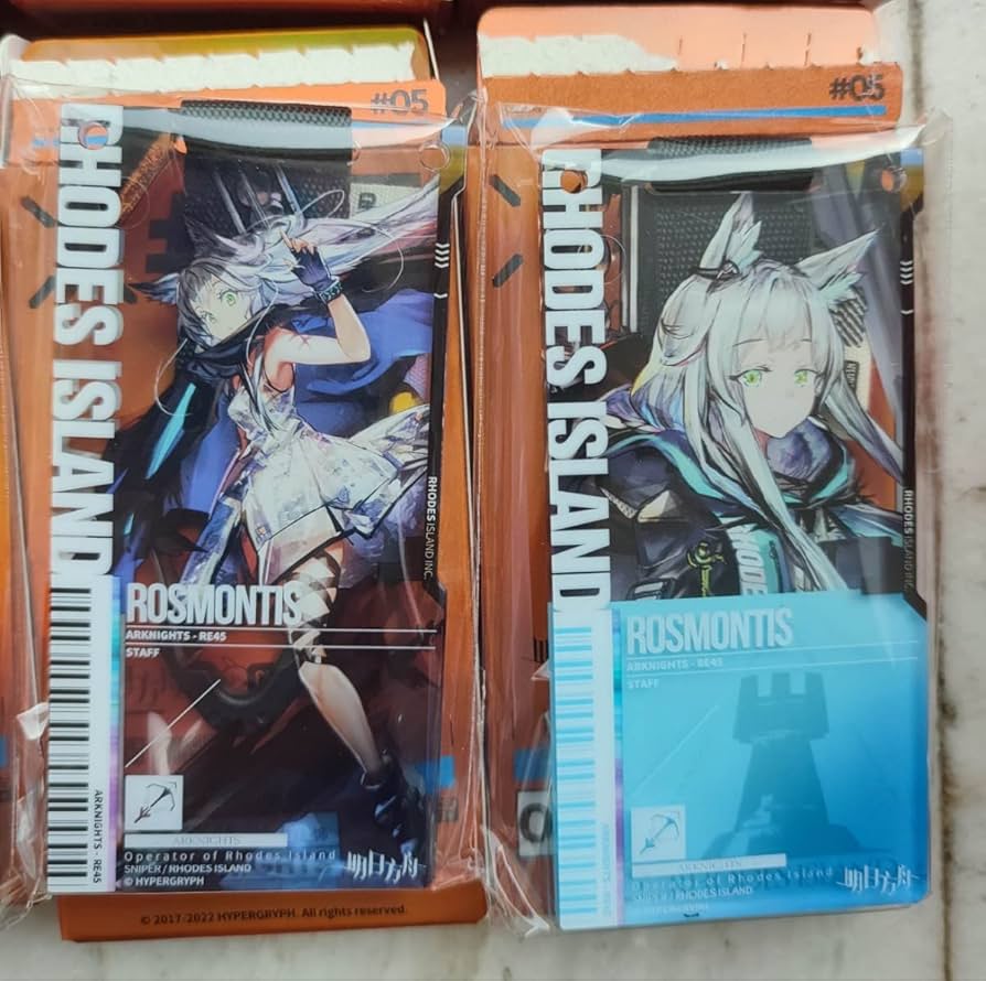 Amazon.co.jp: アークナイツ 通行認証 ロスモンティス 昇進前 昇進後 2