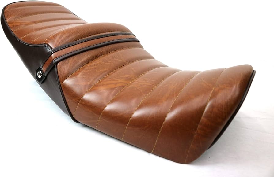 Amazon | XJR400 前期 タックロール シート 茶 レザー ツートン