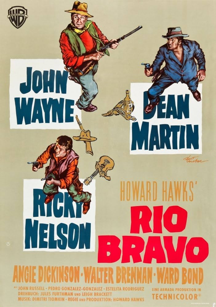Amazon.co.jp: Posterazzi Rio Bravo Clockwise:John Wayne Dean