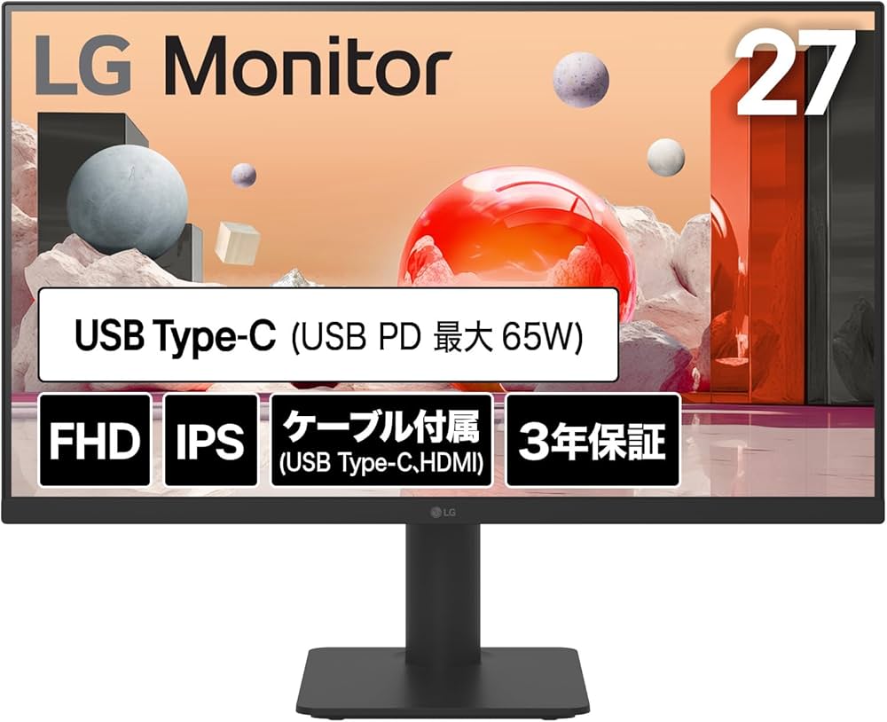 Amazon.co.jp: LG モニター ディスプレイ 27MS570B-B 27インチ/フルHD