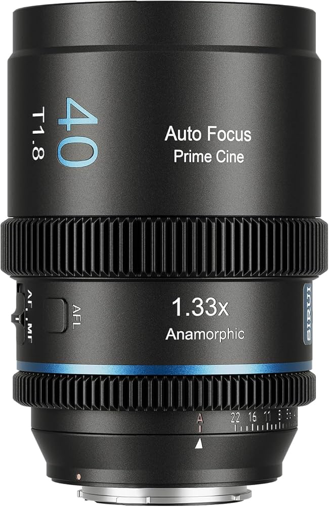 Amazon.co.jp: SIRUI 40mm T1.8 1.33X アナモルフィックレンズ、S35
