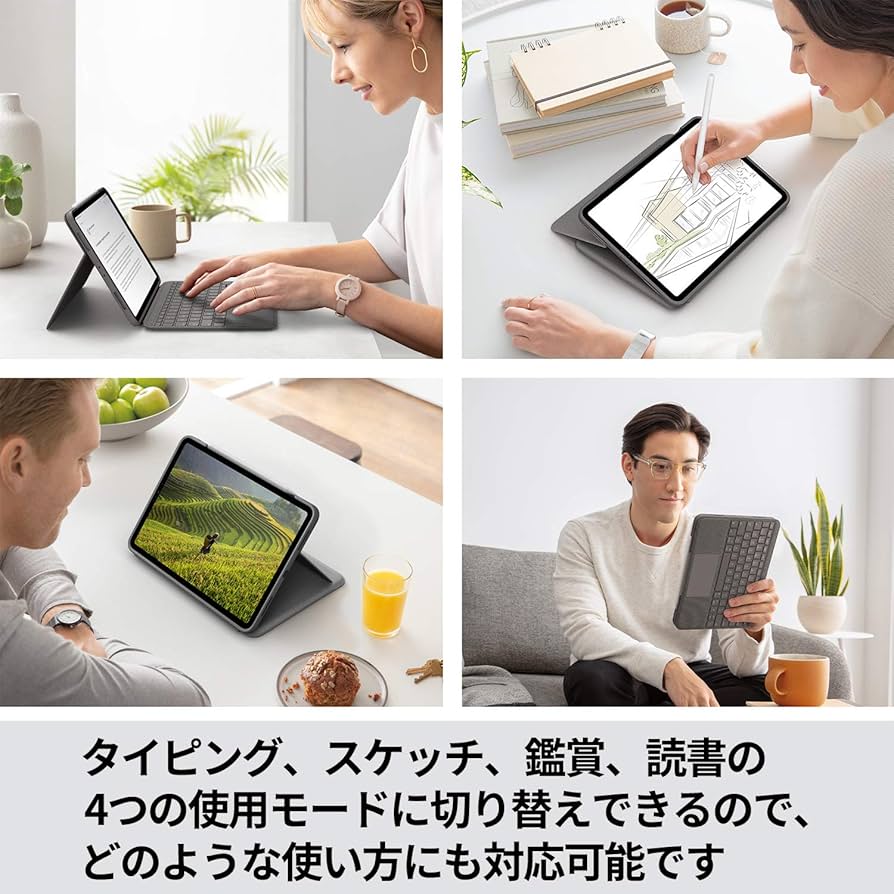 Amazon.co.jp: ロジクール Logicool iPad Air 2022 第5世代 2020 第4