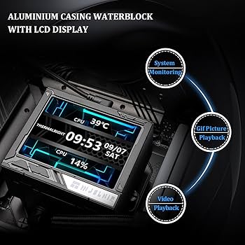 Amazon.com: Thermalright Mjolnir Vision 360 ARGB Black-AIO CPU