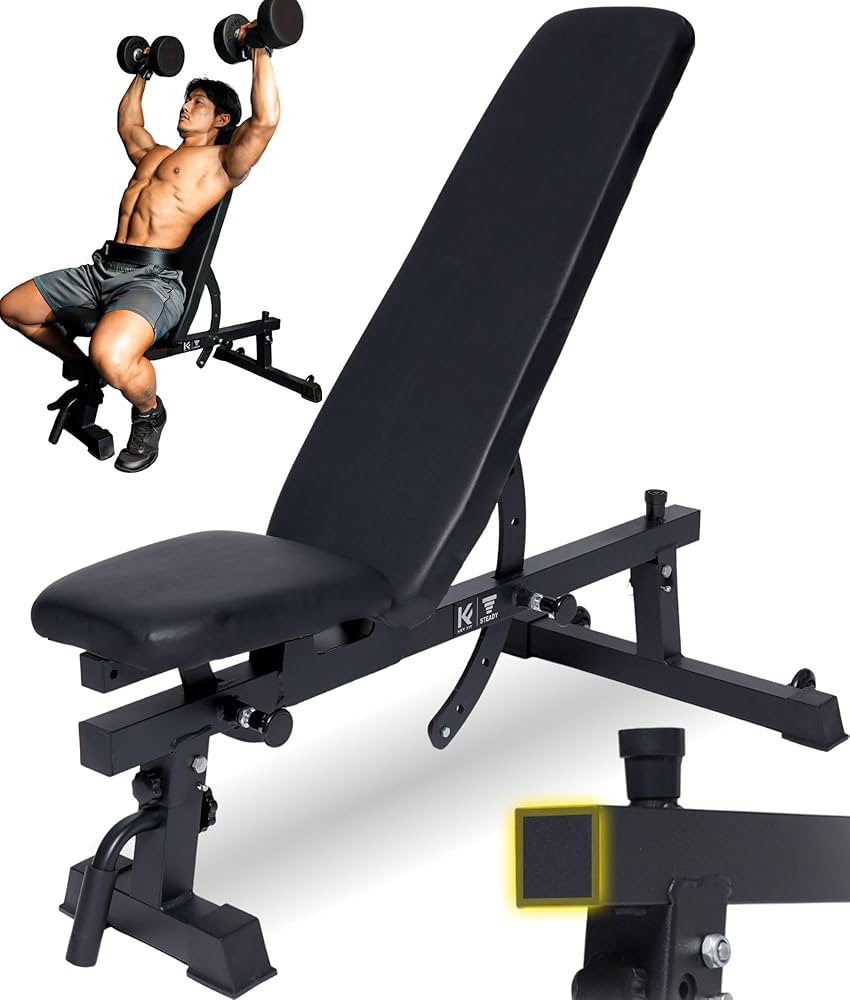 Amazon.co.jp: STEADY クロスベンチ トレーニングベンチ 【久野圭一