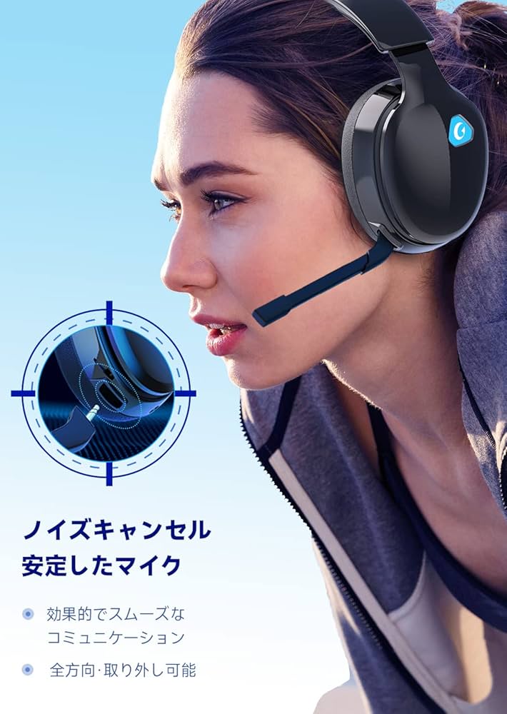Amazon.co.jp: ゲーミングヘッドセット【2.4GUSBアダプター /Bluetooth