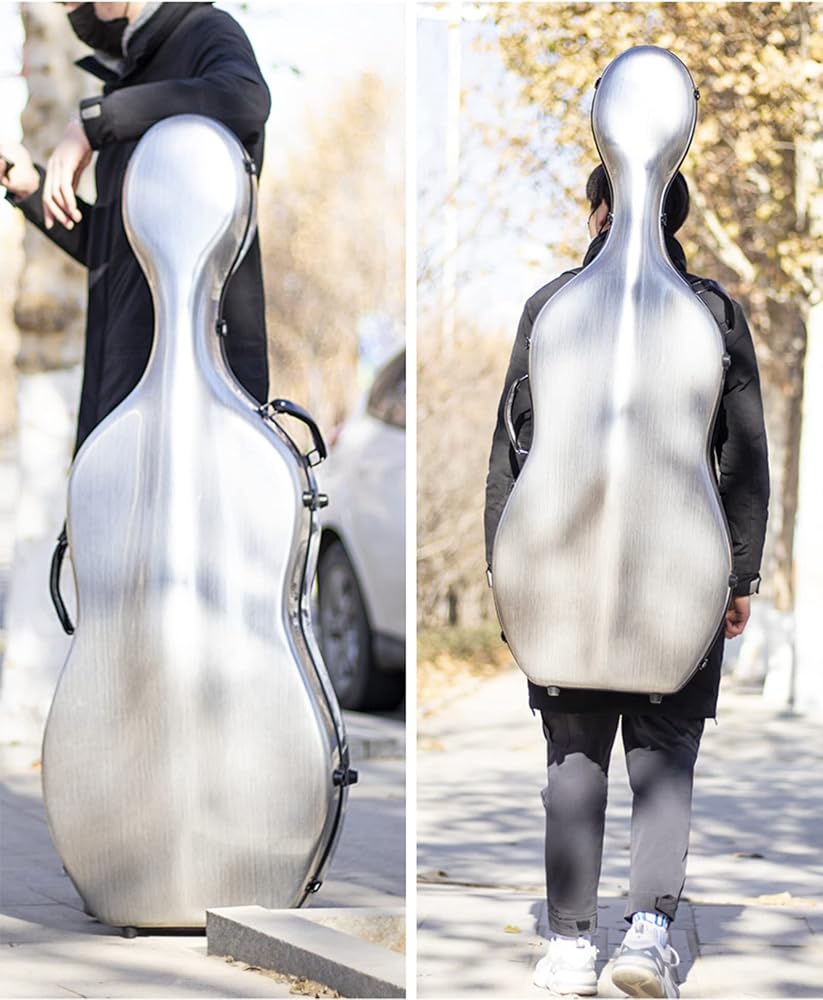 Amazon.co.jp: セロケースチェロ ケース、4/4 チェロ ハード ケース