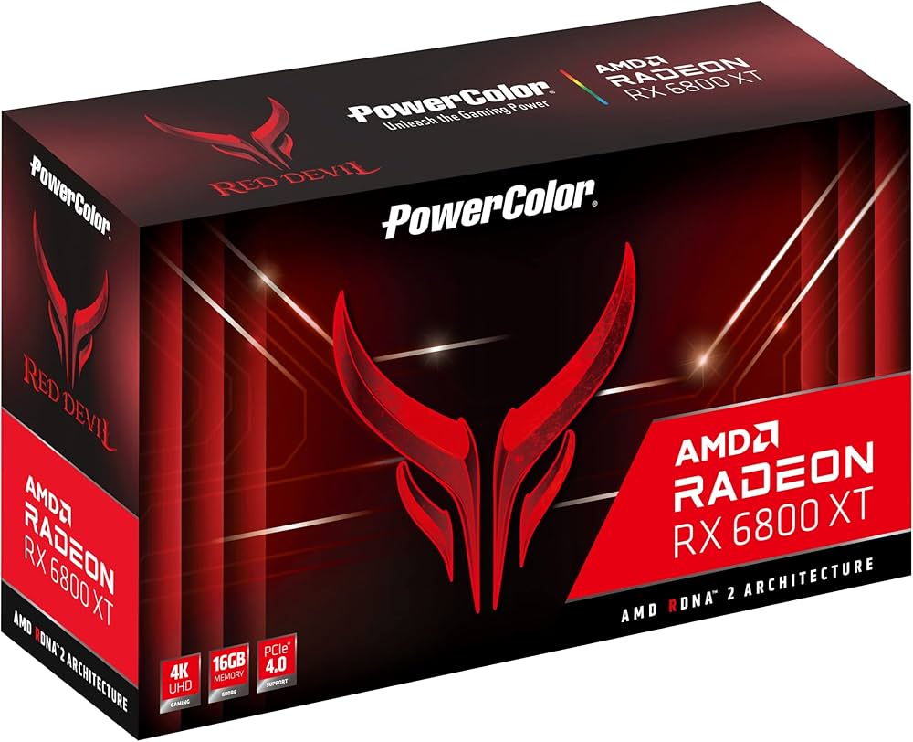 Amazon | PowerColor AMD Radeon RX6800XT 搭載 グラフィックボード