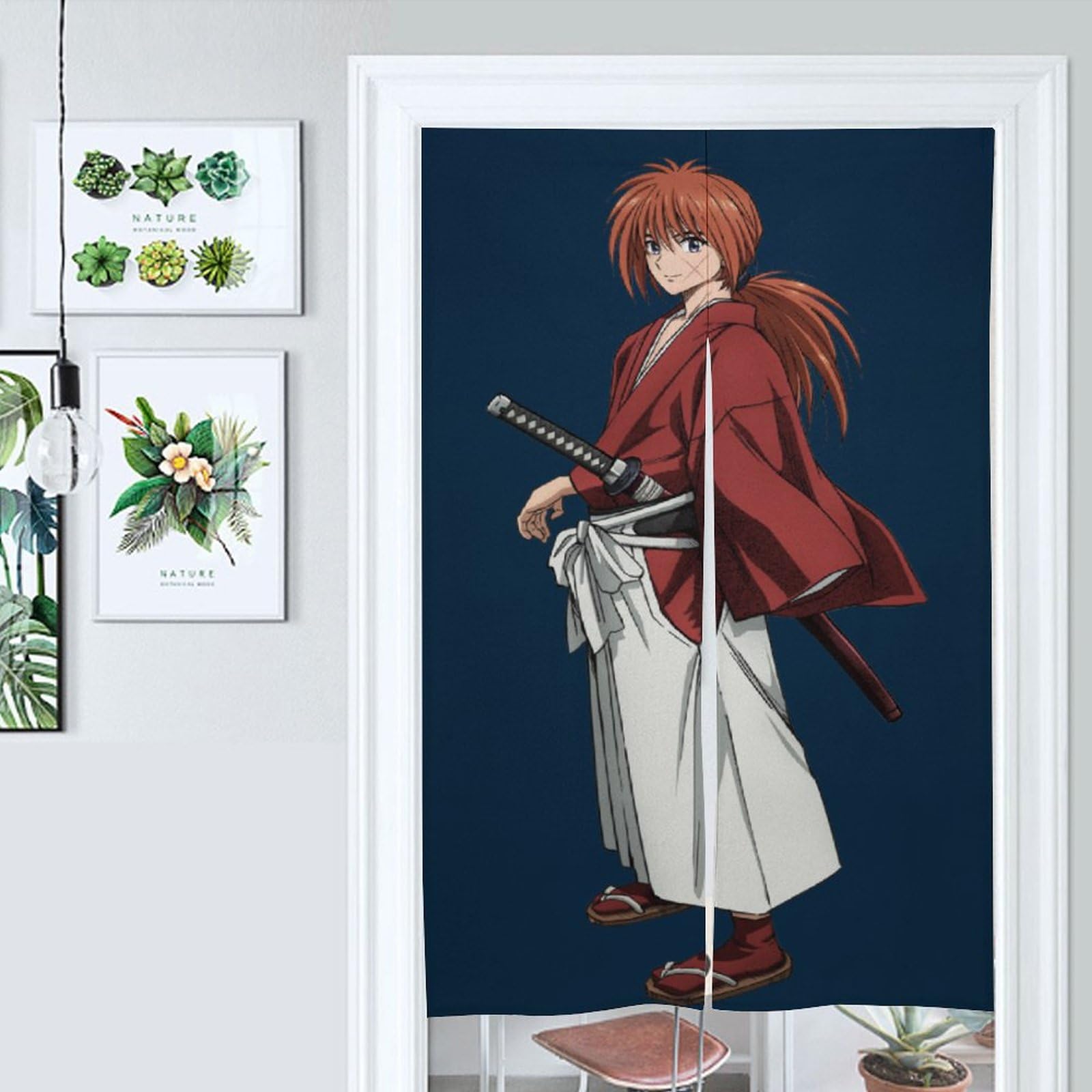 Amazon｜るろうに剣心明治剣客浪漫譚のれん アニメ 目隠し 間仕切り