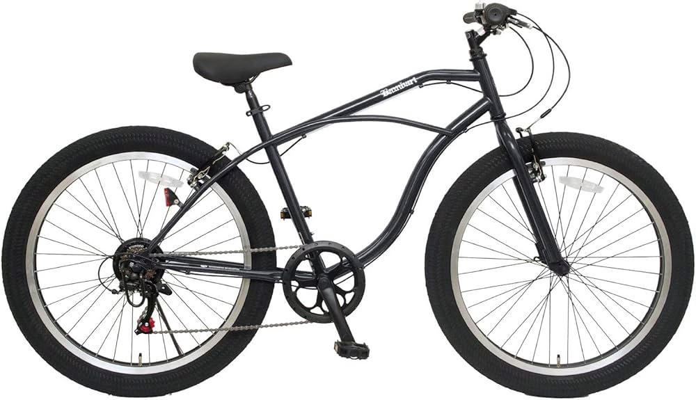 Amazon | トップ(Top) 26インチ バンバリ ビーチクルーザー 6段変速
