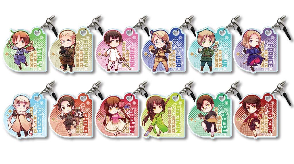 Amazon.co.jp: ヘタリア Axis Powers トレーディングアクリルイヤホン