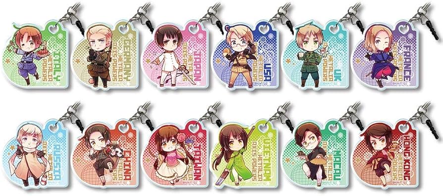 Amazon.co.jp: ヘタリア Axis Powers トレーディングアクリルイヤホン