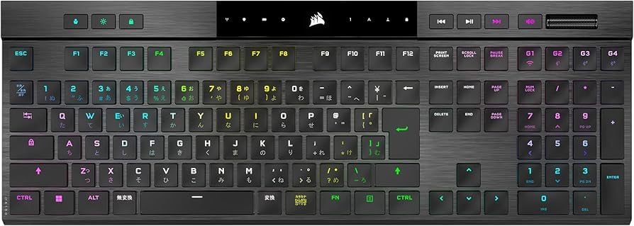Amazon.co.jp: CORSAIR Bluetooth K100 AIR Ultra-Thin ワイヤレス