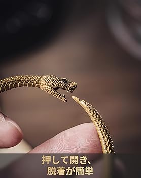 Amazon | [COPPERTIST.WU] パイソン ブレスレット ウロボロス バングル