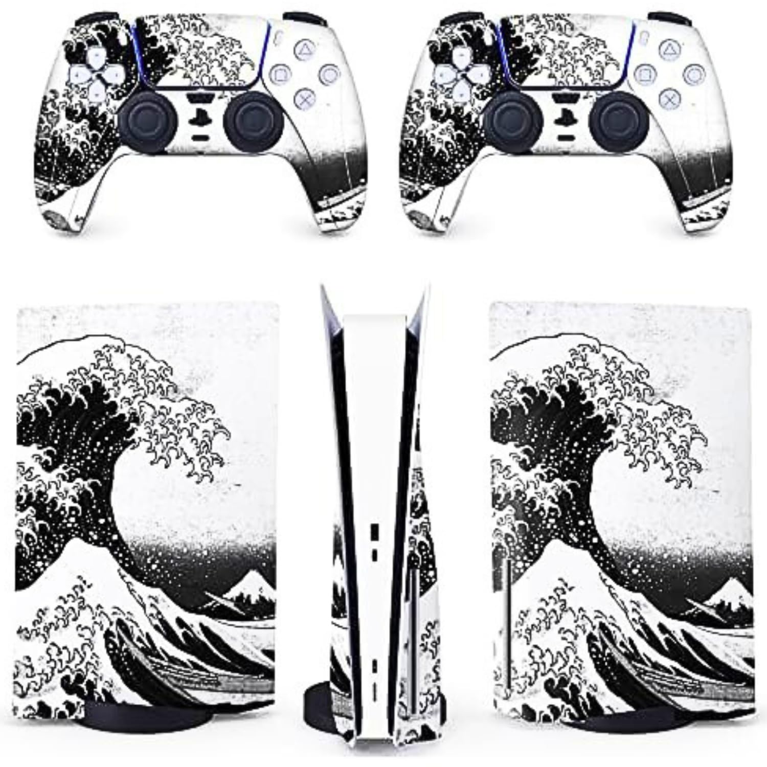 Amazon.com: BelugaDesign PS5 Wave Japanese Skin | Painting Great