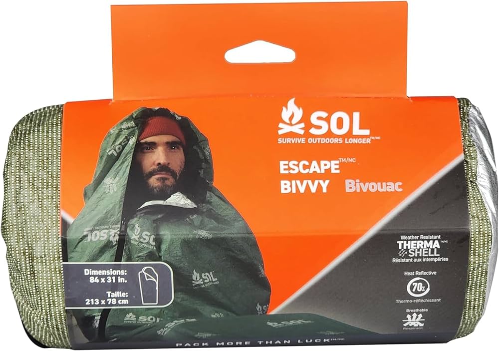 Amazon.com : SOL Escape Bivvy with Hood - Emergency Preparedness