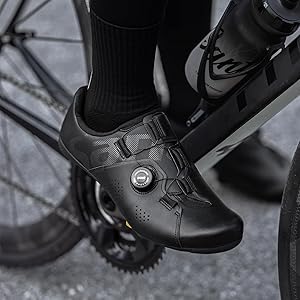 Amazon | [サンティック] サイクリングシューズ ビンディングシューズ