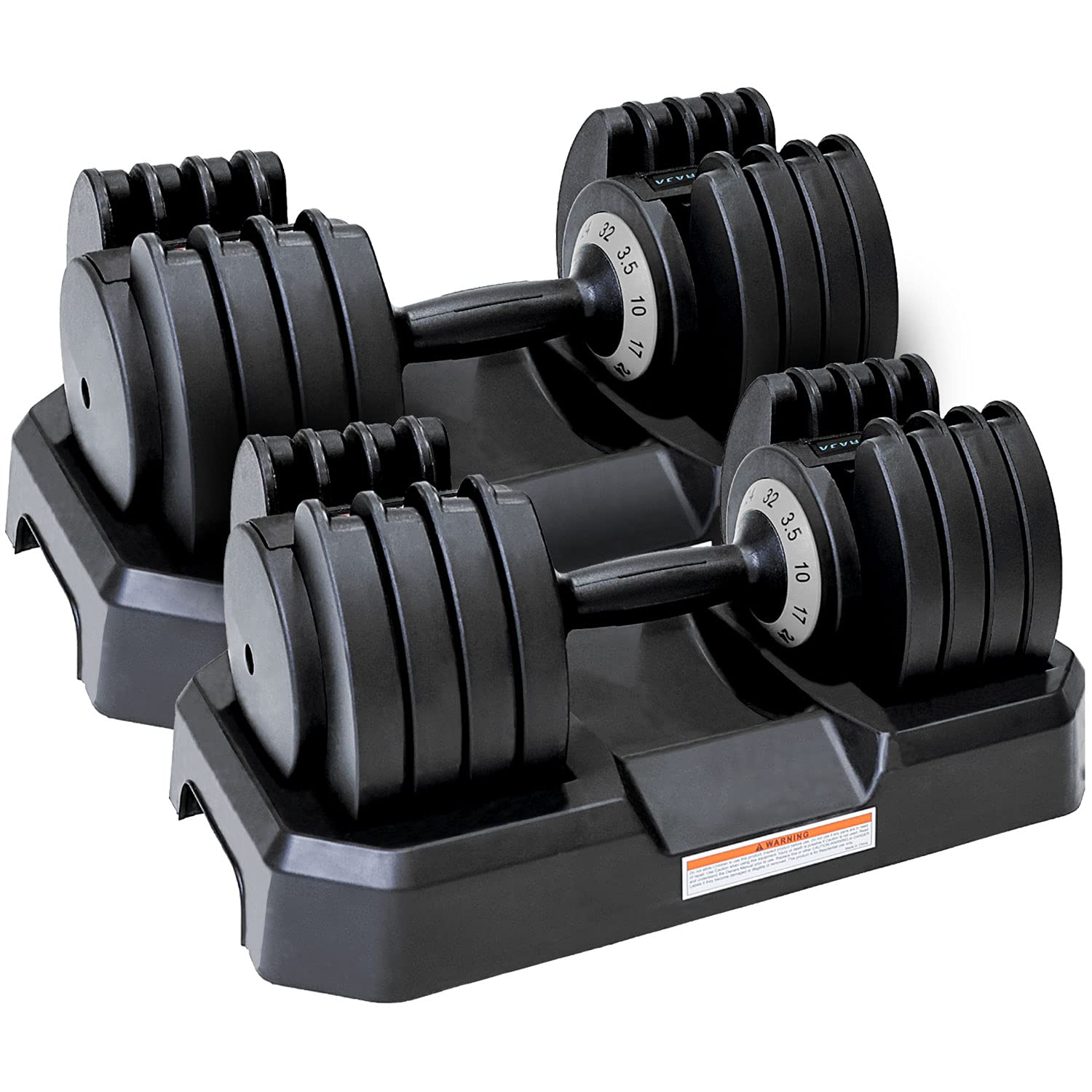 Amazon | BODY RAJA (ボディー ラジャ) 可変式ダンベル 32kg 3.5~32kg