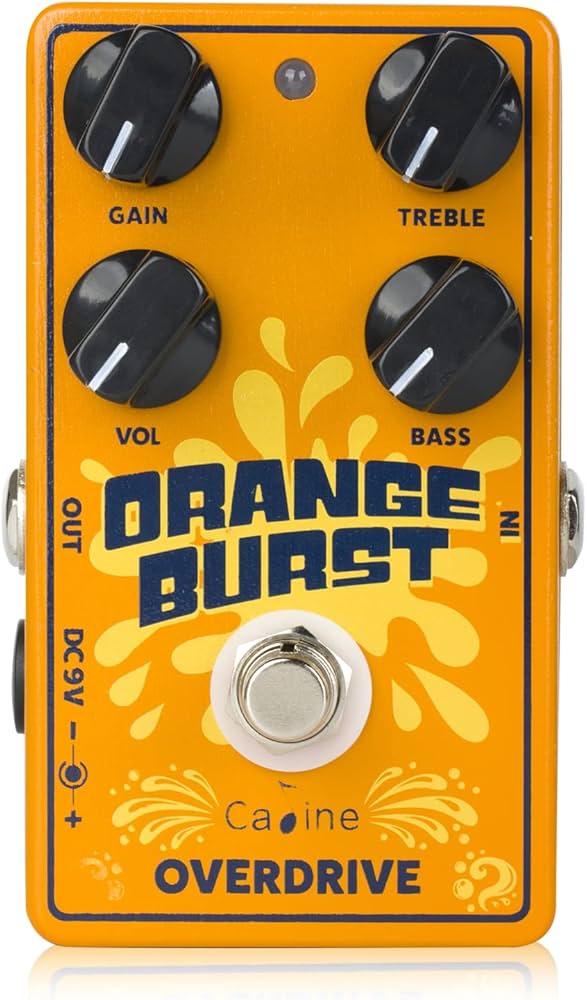 Amazon.com: Caline CP-516 Orange Burst Overdrive Guitar Effect
