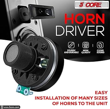 Amazon.co.jp: 5コア 2ピース 圧縮ドライバー 1インチ 出口 ねじ込み式