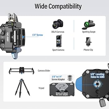 Amazon.com : SIRUI 55mm Quick Release Plate with 360° Rotating