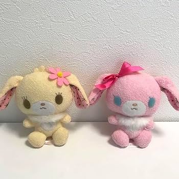 Amazon.co.jp: シュガーバニーズ ぬいぐるみ ももうさ はなうさ セット