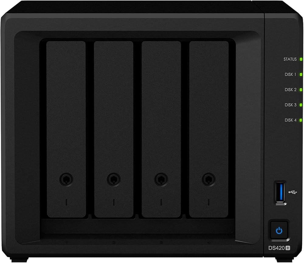 Amazon.co.jp: Synology NASキット 4ベイ DS420+ デュアルコアCPU 2GB