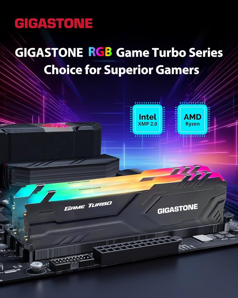 Amazon.co.jp: 【発光型 DDR4】GIGASTONE Game TURBO 16GBx4枚 (64GB
