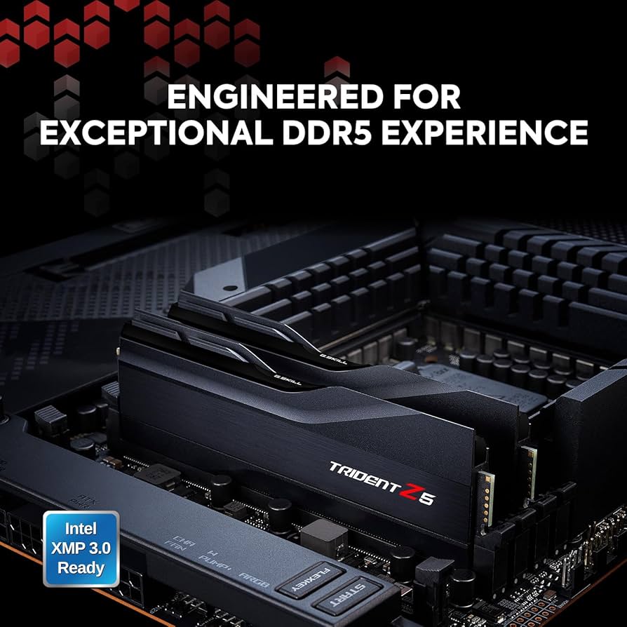 G.SKILL Trident Z5 Series DDR5 RAM (Intel XMP 3.0) 48GB (2x24GB