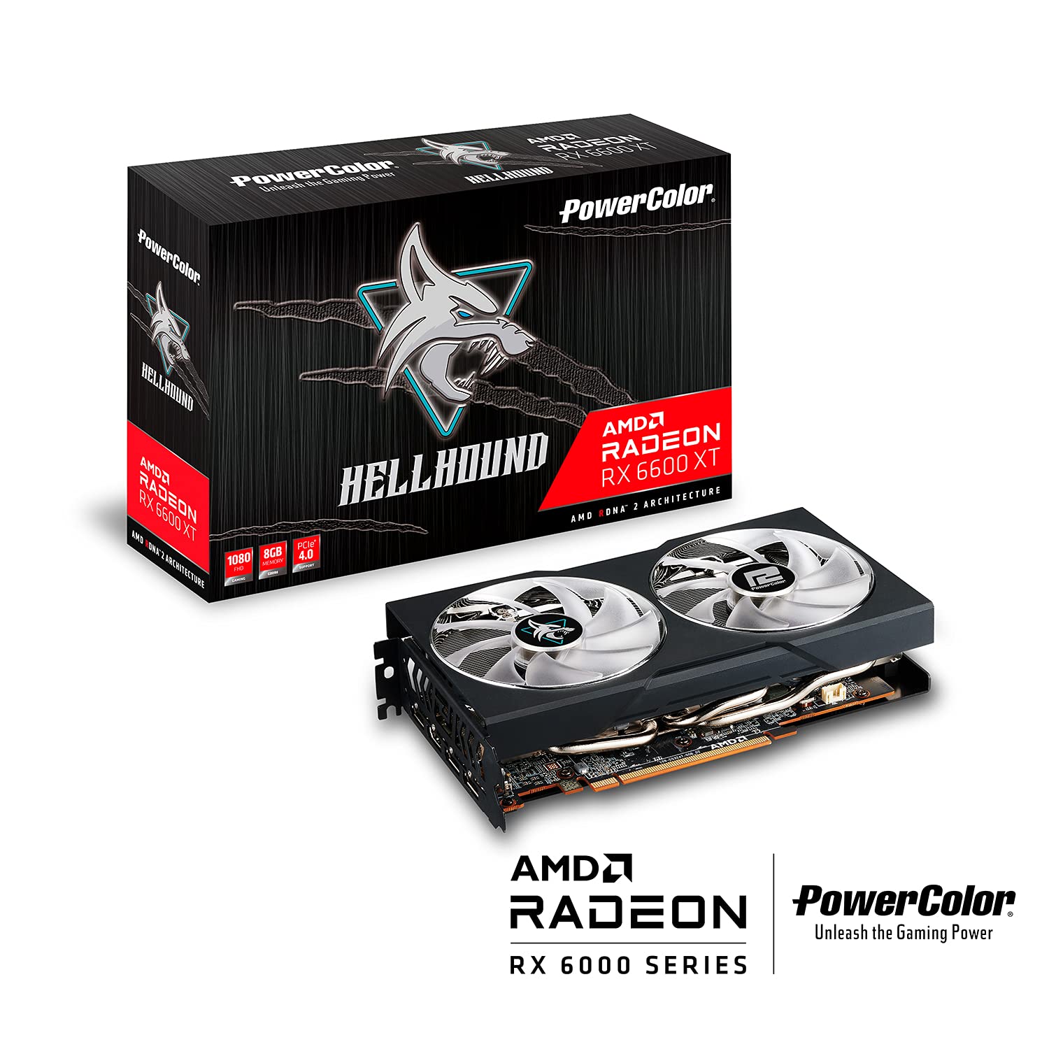 Amazon.com: PowerColor Hellhound AMD Radeon RX 6600 XT Gaming
